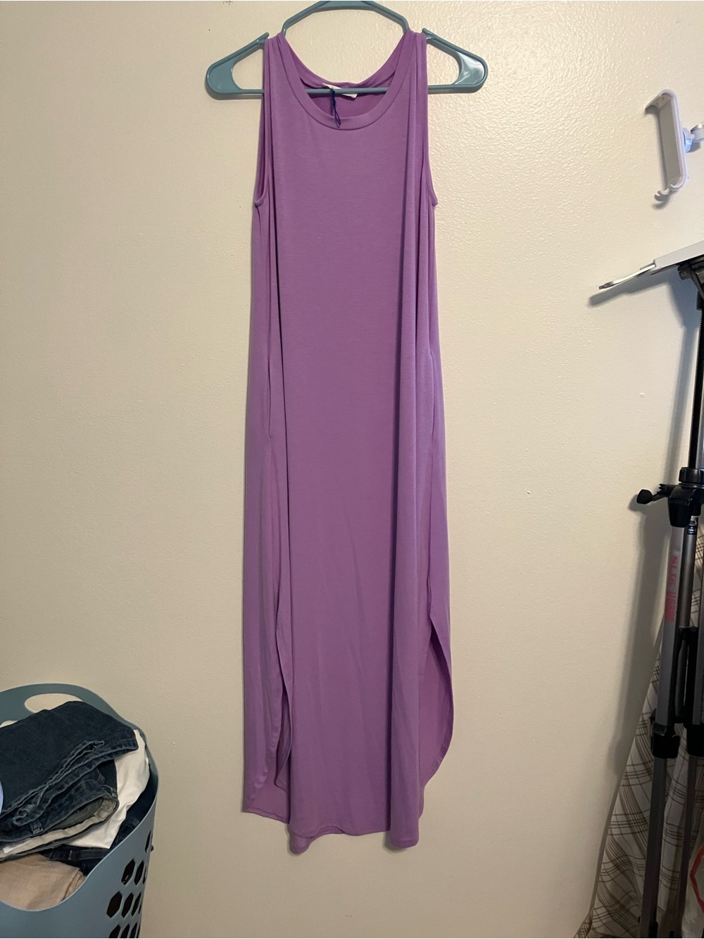 Zenana Outfitters Lavender Sleeveless Maxi Dress